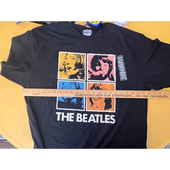The Beatles 100% Cotton Short Sleeve Crew Neck Graphic T-Shirt Gray Mens XL NWOT - Picture 4 of 4